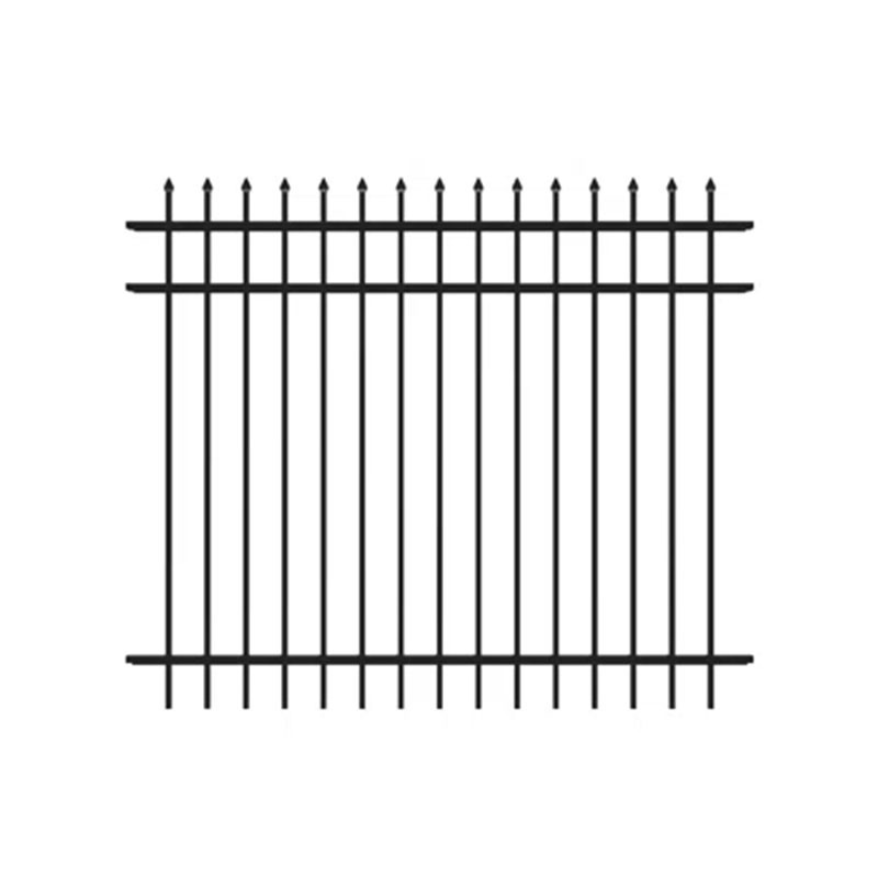 Hot Selling Swimming Fencing Black Outdoor Metal Garden Pool Steel Picket Fence Panels Spearhead steel fence