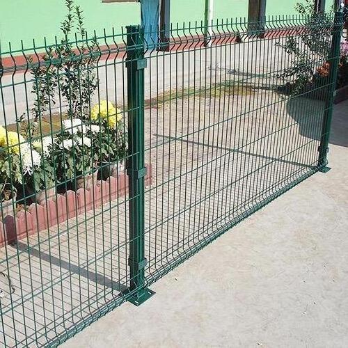 3D Curved Metal Mesh 3D Fence Panel Outdoor Security Metal Welded Curved Fence Home Outdoor Decorative Wire Mesh Garden Fence