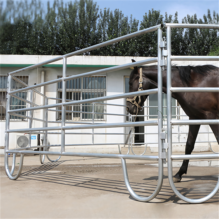 Removable Fence Panels Heavy Duty Galvanized Metal Round Pen Cattle Corral Livestock Farm Horse Yard Fence Customizable size