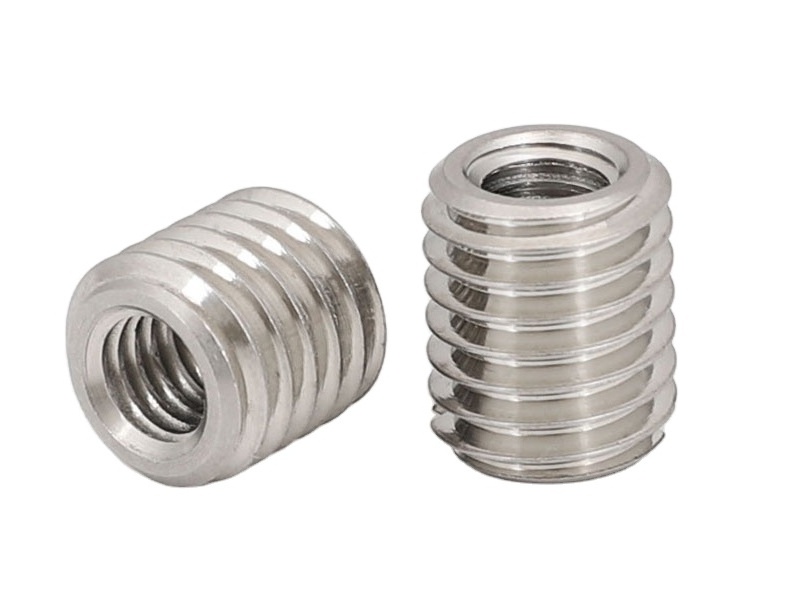 Threaded Insert Stainless Steel Internal And External Tooth Change-Over Nut Reducing Nut Thread Repair Screw Sleeve