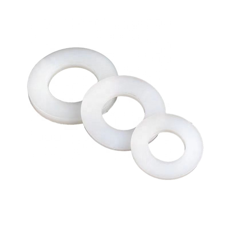 plastic washer/ M3 M4 Nylon Plastic Material PA66 White Black Partial Flat  Washer nylon washer Metric Gaskets