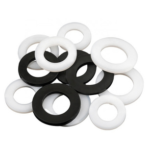 plastic washer/ M3 M4 Nylon Plastic Material PA66 White Black Partial Flat  Washer nylon washer Metric Gaskets