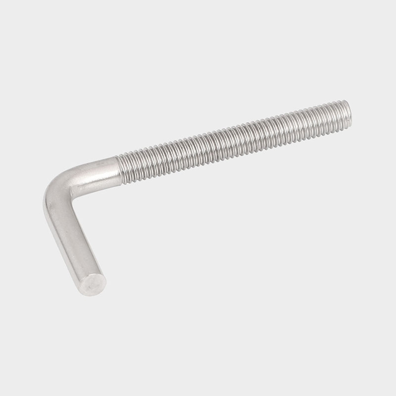 supply quality certification L screw right Angle hook bolt