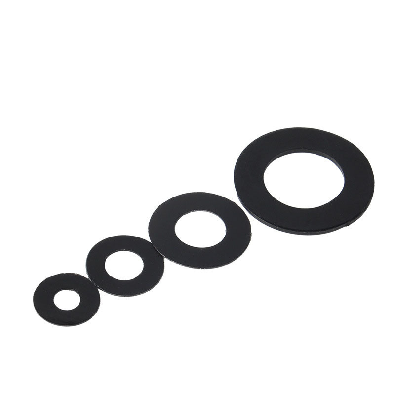 plastic washer/ M3 M4 Nylon Plastic Material PA66 White Black Partial Flat  Washer nylon washer Metric Gaskets