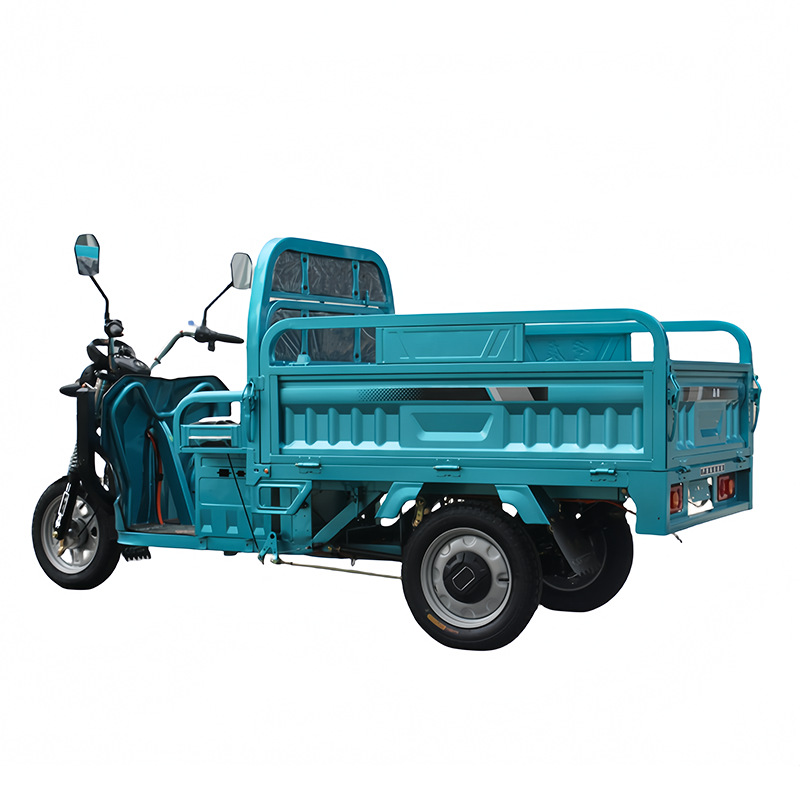 CE certification hot selling 500W electric freight tricycle steel frame with 3-speed 12V battery 50km/h maximum speed