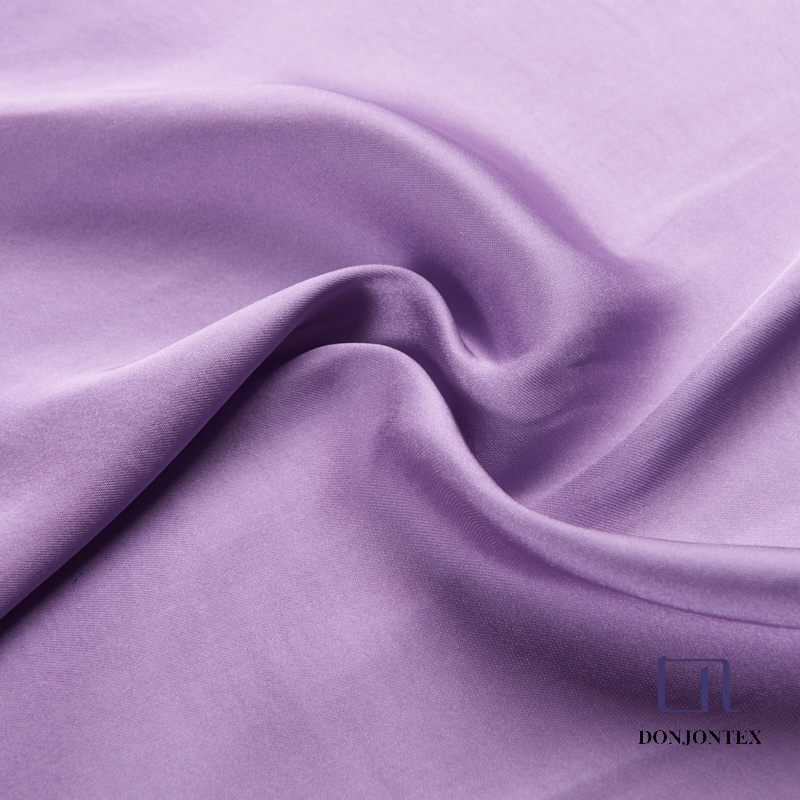 Factory price 100% Polyester shiny soft flowing liquid satin silky satin fabric for dress, pajama and blouse