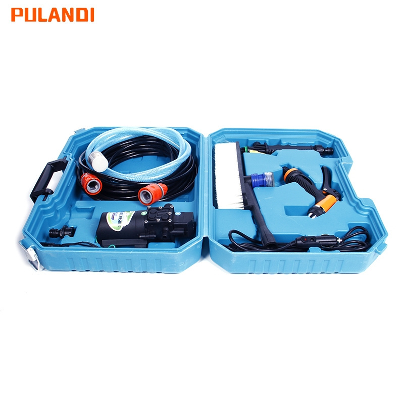 PULANDI- 12v portable pressure automatic car wash with tool kit