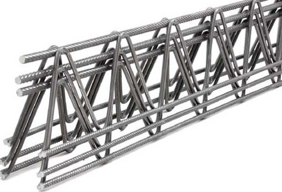 Direct Sales Concrete Rebar Reinforced Trusses Distance Plain Finish Lattice Girder Truss Wire Diameter 4-3-3mm Steel Truss