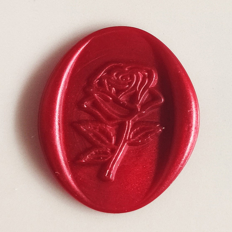 Ready-Made Custom Resin Wax Seal Sticker Self-Adhesive Logo for Craft Wax Stamp for Office Use