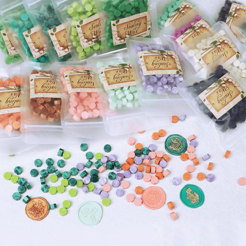 Multi-Color Resin Small Bag 100 Pcs Sealing Wax Beads on Sale 3 Buyers' Favourite Product