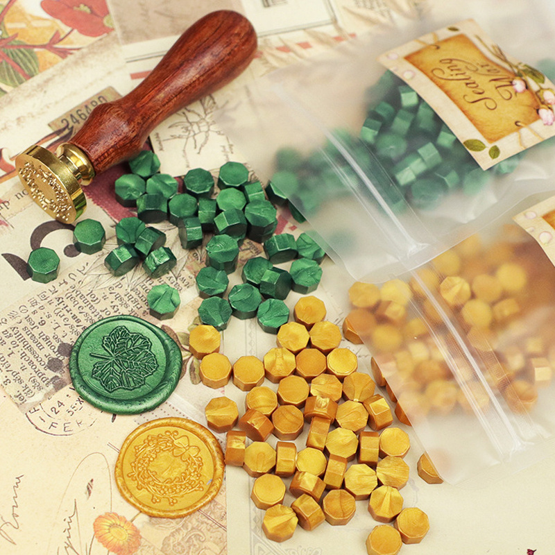 Multi-Color Resin Small Bag 100 Pcs Sealing Wax Beads on Sale 3 Buyers' Favourite Product