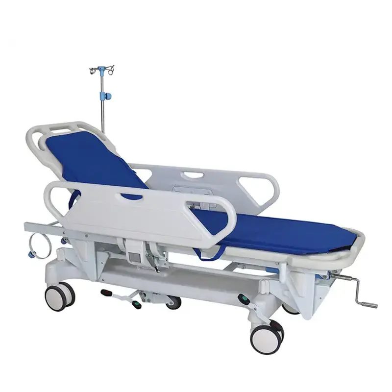 Hot selling and cheap factory prices Operating room medical manual Patient transfer stretcher cart Hospital transfer bed