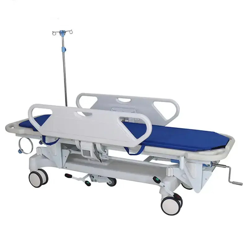 Hot selling and cheap factory prices Operating room medical manual Patient transfer stretcher cart Hospital transfer bed