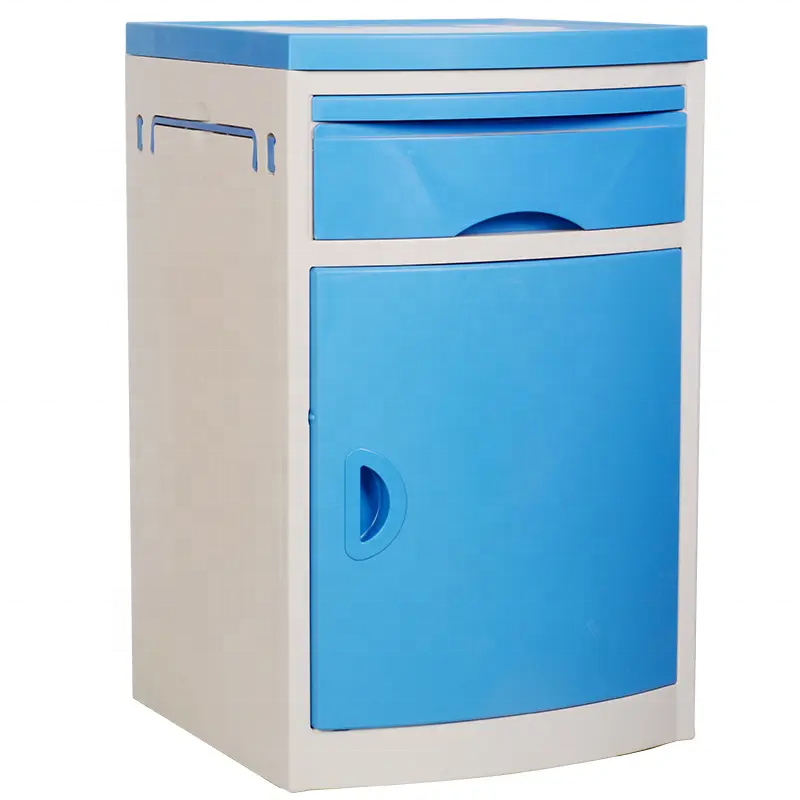 Hot selling high-quality drawer wheels sturdy and durable ABS hospital bed bedside cabinet hospital cabinet