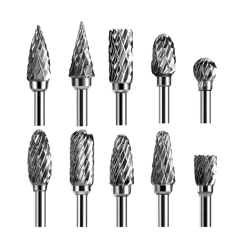 RUIXIN TOOLS High Quality Tungsten Carbide Burr Tool Double Cut Carbide Rotary File