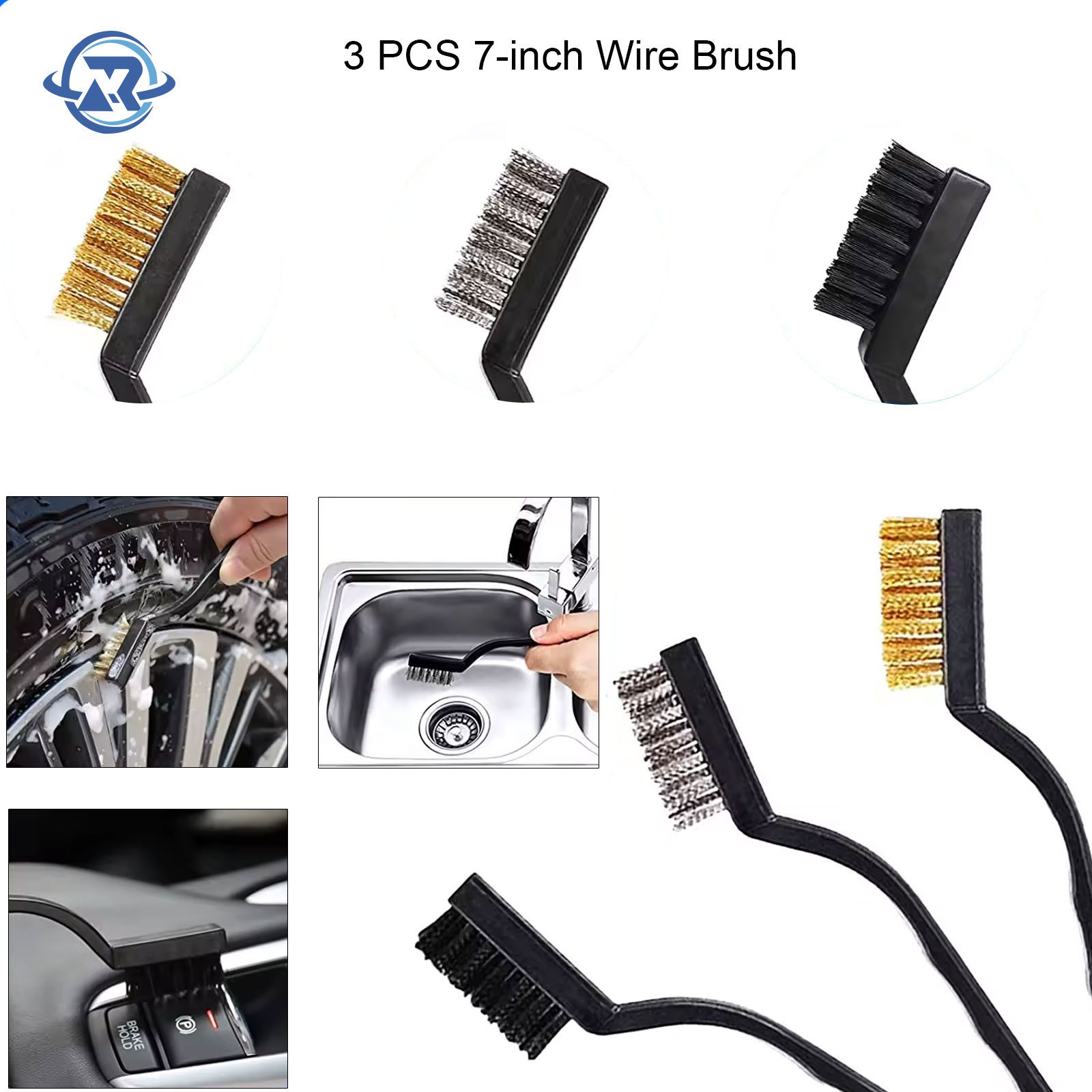 12pcs car wash brush kit detailing brush set car cleaning washing brush for car