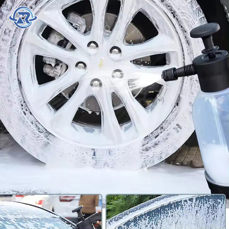 2L portable car washing detailing wash water cleaning foam sprayer hand held pump high pressure foam sprayer gun for car