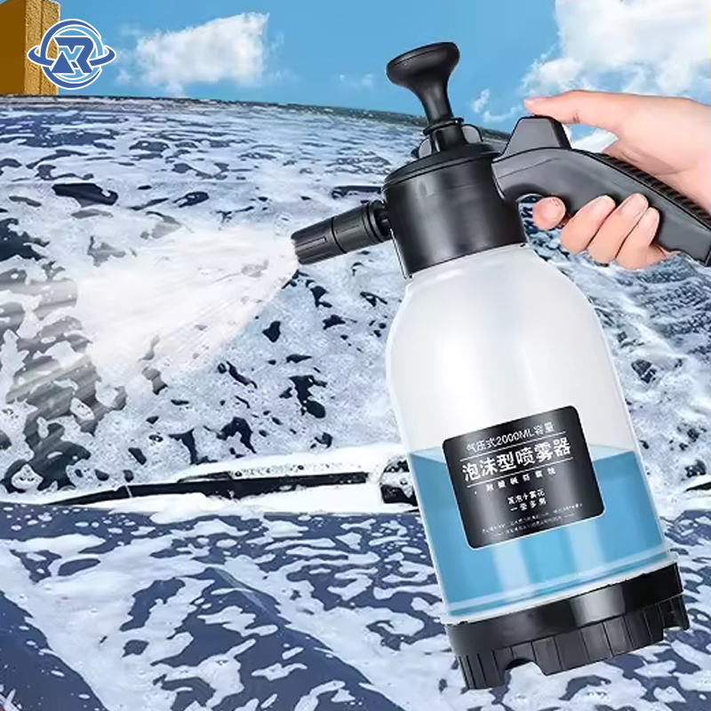 2L portable car washing detailing wash water cleaning foam sprayer hand held pump high pressure foam sprayer gun for car