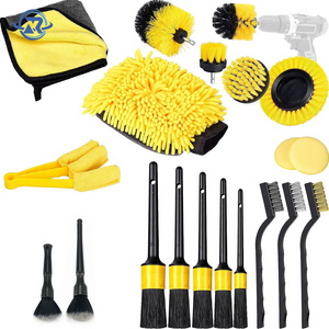 12pcs car wash brush kit detailing brush set car cleaning washing brush for car