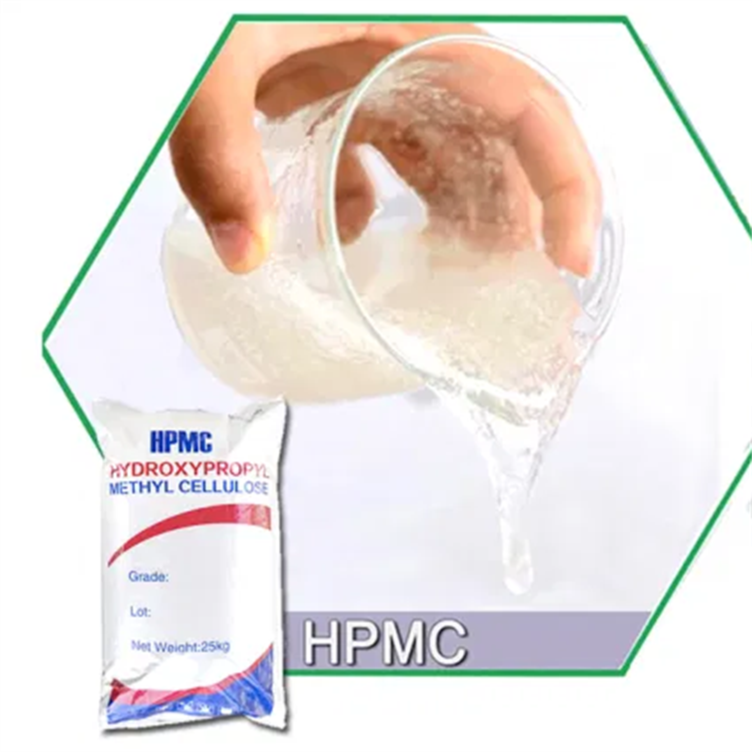 Various of Viscosity Construction Grade Hydroxy Propyl Methyl Cellulose Powder HPMC Used in Adhesive for Ceramic