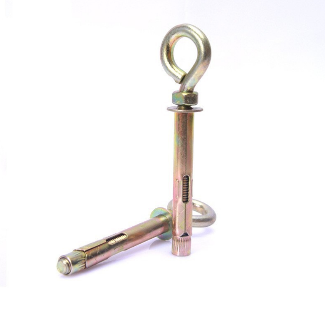 Factory Price Good Quality Zinc Plated Carbon Steel Yellow Sleeve Anchor Bolt Eye Bolt Anchor