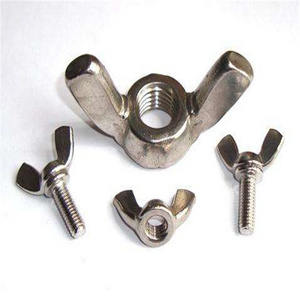 DIN315 Butterfly Wing Nuts /butterfly Bolt and Nut DIN Zinc White/yellow Zinc Carbon Steel CN;HEB M6*1.0 M8*1.25 Ruiye Free