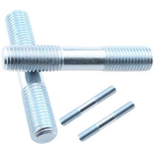 M8 M10 M12 M16 M20 stud bolt standard size carbon Steel Metric Threaded Studs Bolts  DIN938 Double Hanger Bolt