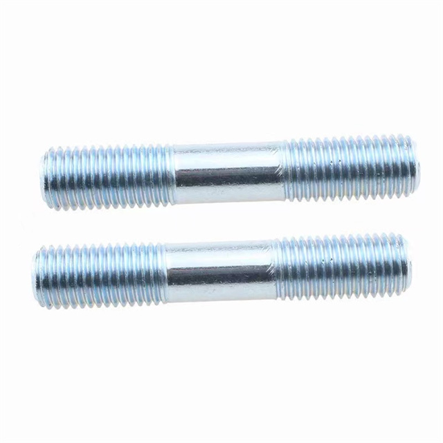 M8 M10 M12 M16 M20 stud bolt standard size carbon Steel Metric Threaded Studs Bolts  DIN938 Double Hanger Bolt