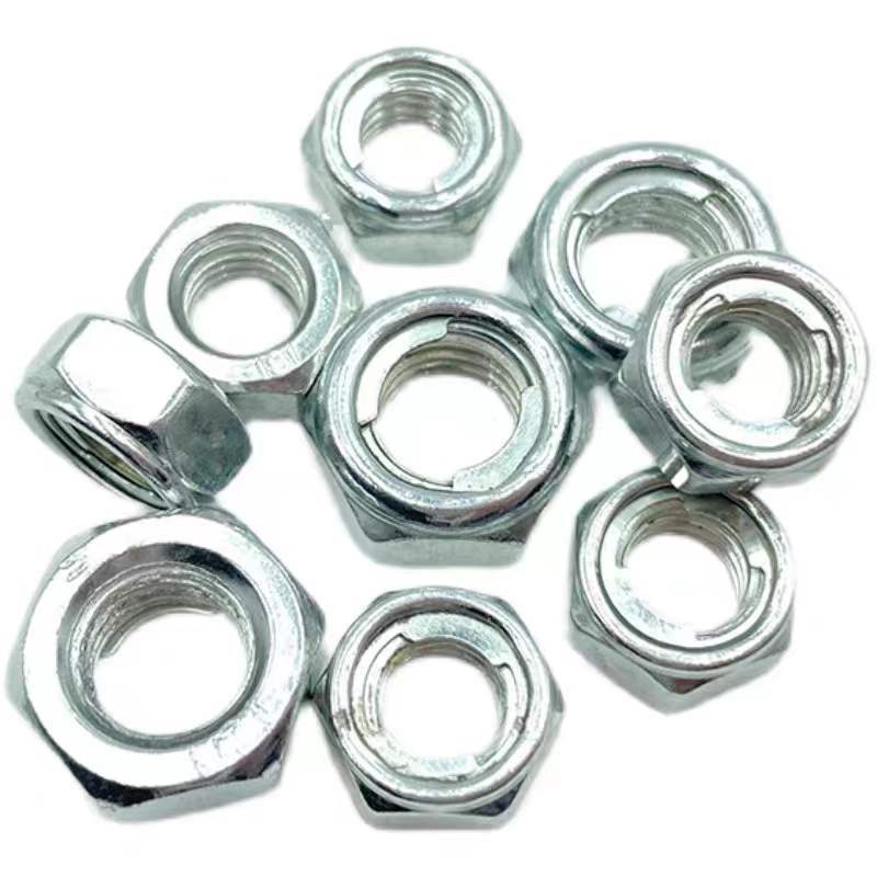 High strength GB6184 grade 10 all metal hex lock nut 304 stainless steel insert type anti loosening M5-M42 locking nuts