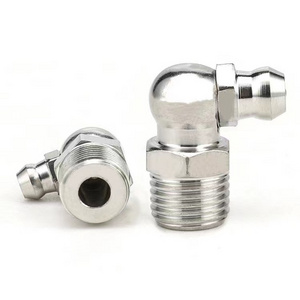 Stainless steel grease nipple straight curved oil nipple 1/4NTP Grease fitting