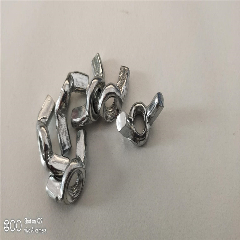 DIN315 Butterfly Wing Nuts /butterfly Bolt and Nut DIN Zinc White/yellow Zinc Carbon Steel CN;HEB M6*1.0 M8*1.25 Ruiye Free