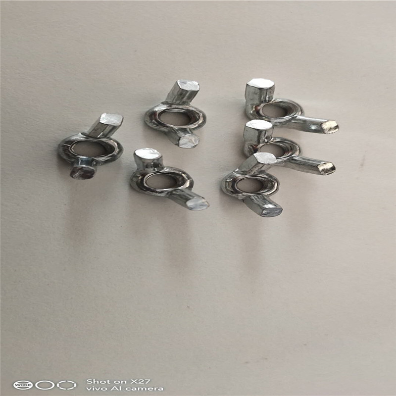 DIN315 Butterfly Wing Nuts /butterfly Bolt and Nut DIN Zinc White/yellow Zinc Carbon Steel CN;HEB M6*1.0 M8*1.25 Ruiye Free