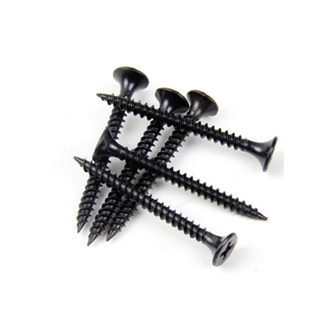 Galvanized drywall screws for ceiling C1022a factory price phillips black bugle head drywall screw