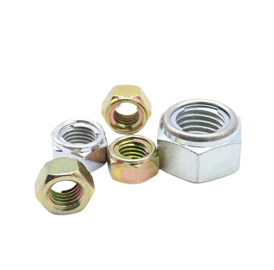 High strength GB6184 grade 10 all metal hex lock nut 304 stainless steel insert type anti loosening M5-M42 locking nuts