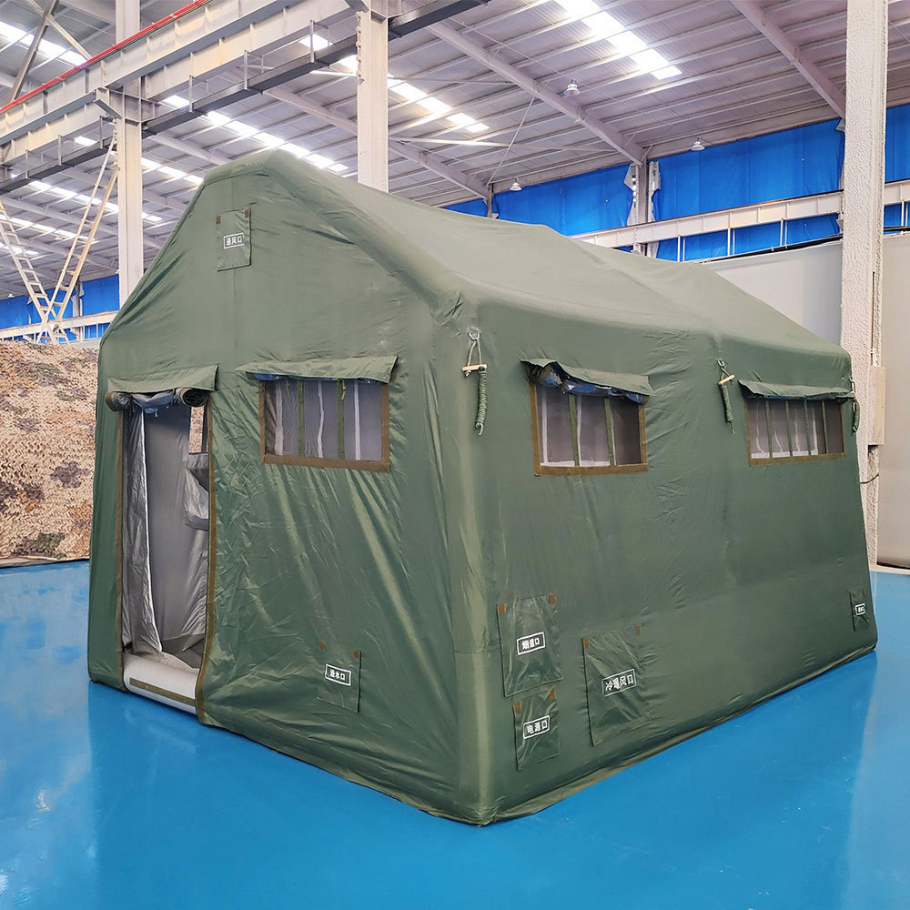 Airtight PVC emergency first aid medical rescue disaster relief construction decontamination sanitay inflatableairpressure tent