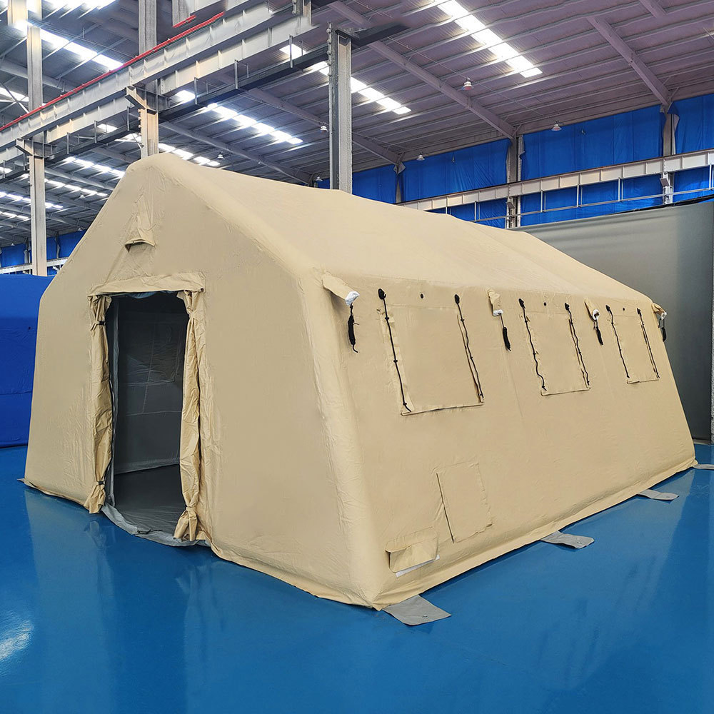 Airtight PVC emergency first aid medical rescue disaster relief construction decontamination sanitay inflatableairpressure tent