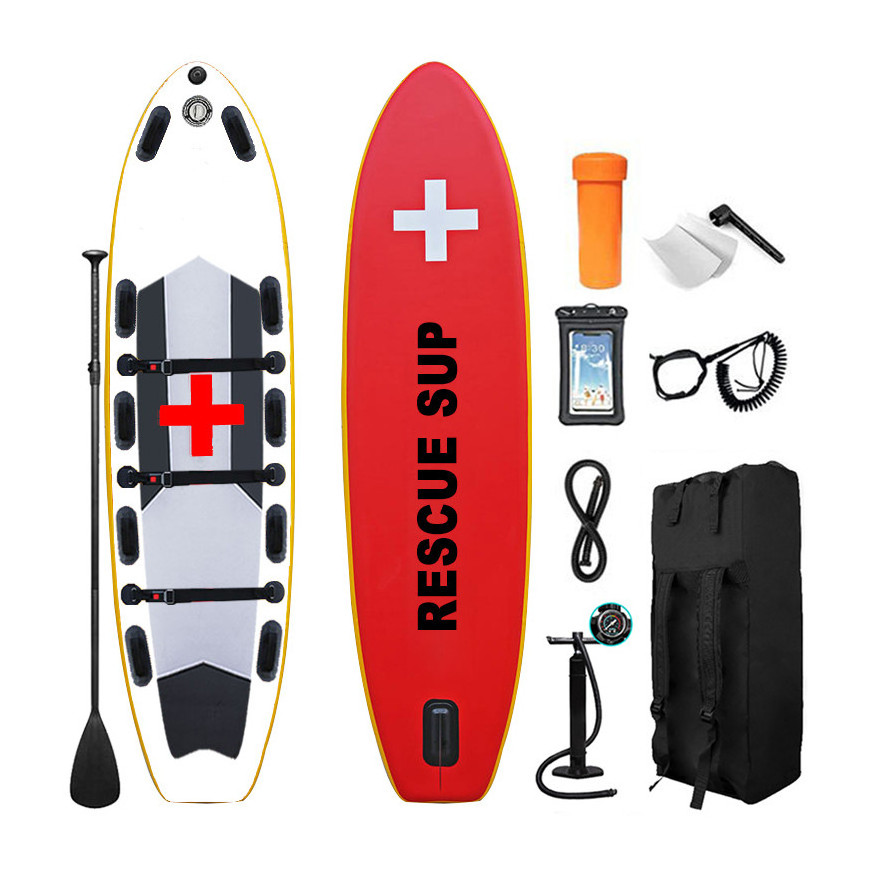 Good Quality Durable Inflatable water Rescue Sup Board Lifeguard Inflatable Rescue Sled Ski Board paddle board accessories isup