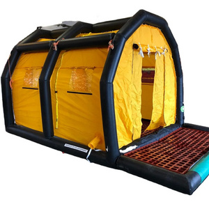 Hot selling American imported PVC multi-layer inflatable purification shower decontamination tent large outdoor camping tent