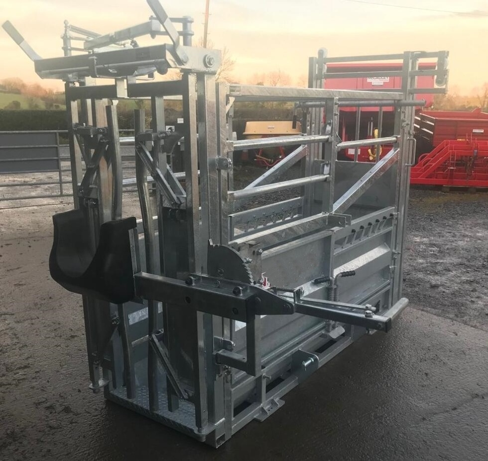 Heavy Duty Portable Cattle Headlock Panels / Crush Cattle Handling Equipment