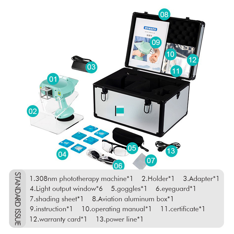 Fast delivery 308 nm excimer laser uvb phototherapy machine for vitiligo psoriasis