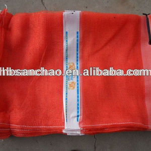 onion mesh bag orange 25kg laminated leno mesh bag