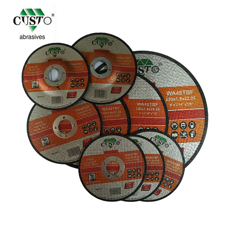 6inch Abrasive Cutting  Wheel EN12413 Inox Cut-off Wheel High Speed stainless steel  Cutting Disc