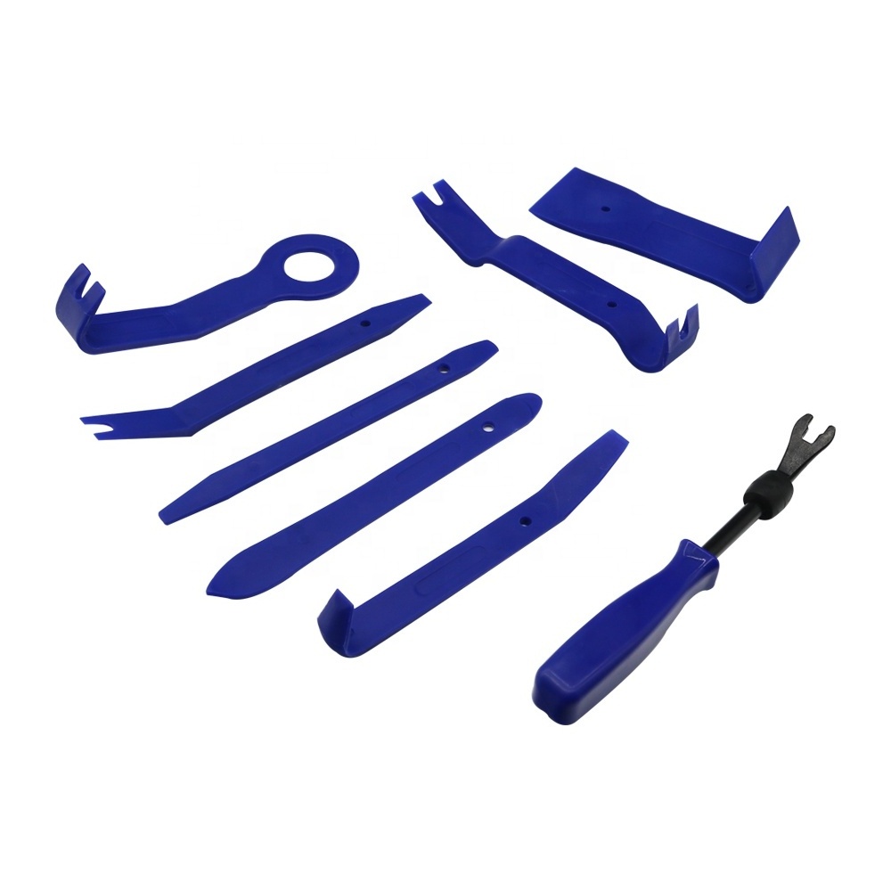 8PCS Auto Trim Removal Tool Set Car Audio Dash Door Panel Window Molding Fastener Remover Tool Kit