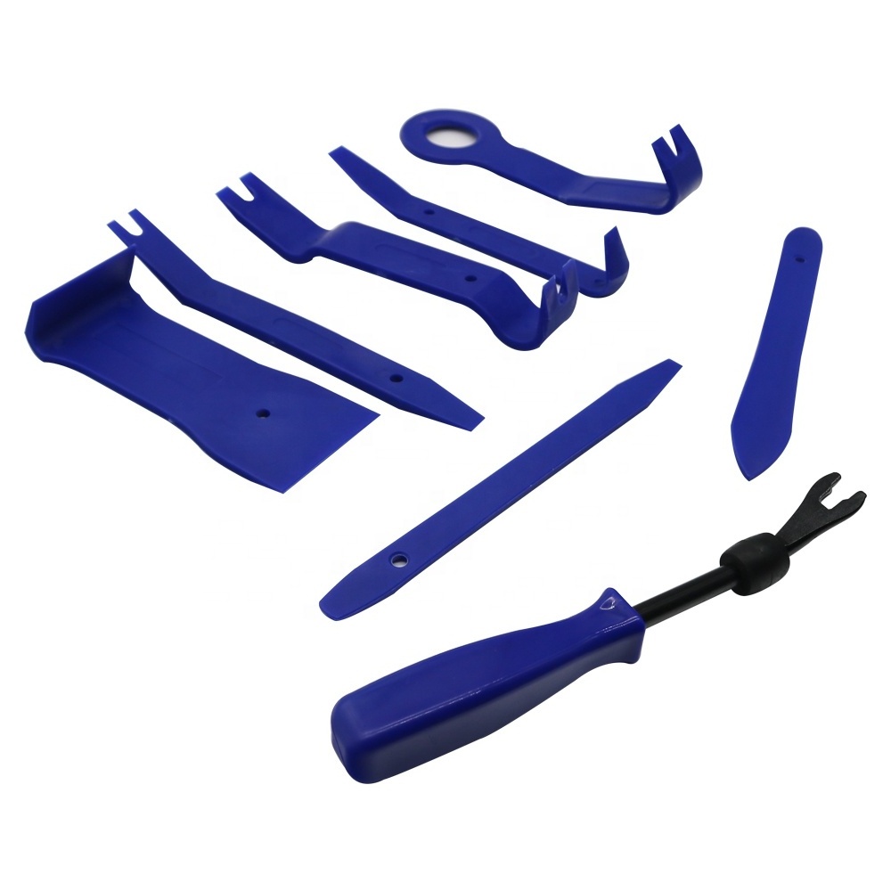 8PCS Auto Trim Removal Tool Set Car Audio Dash Door Panel Window Molding Fastener Remover Tool Kit