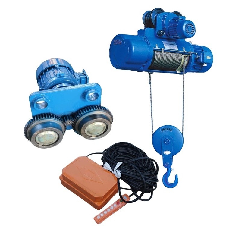 China supplier construction high quality Wireless remote control 1ton cd wire rope electric hoist