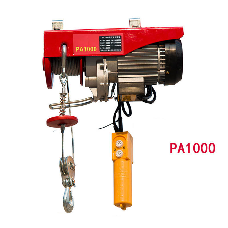 High quality Wireless Remote Control Small Size 500kg 220v PA electric hoist