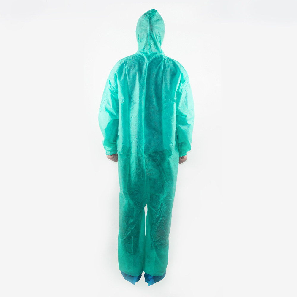 Factory Supply Cheap Work Coveralls Disposable Ppe Gowns Jumpsuit Overalls