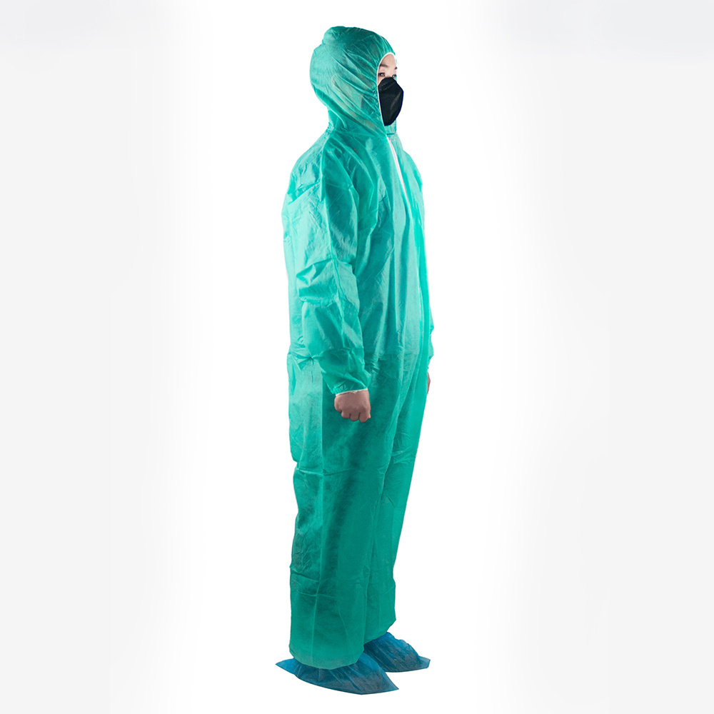 Factory Supply Cheap Work Coveralls Disposable Ppe Gowns Jumpsuit Overalls