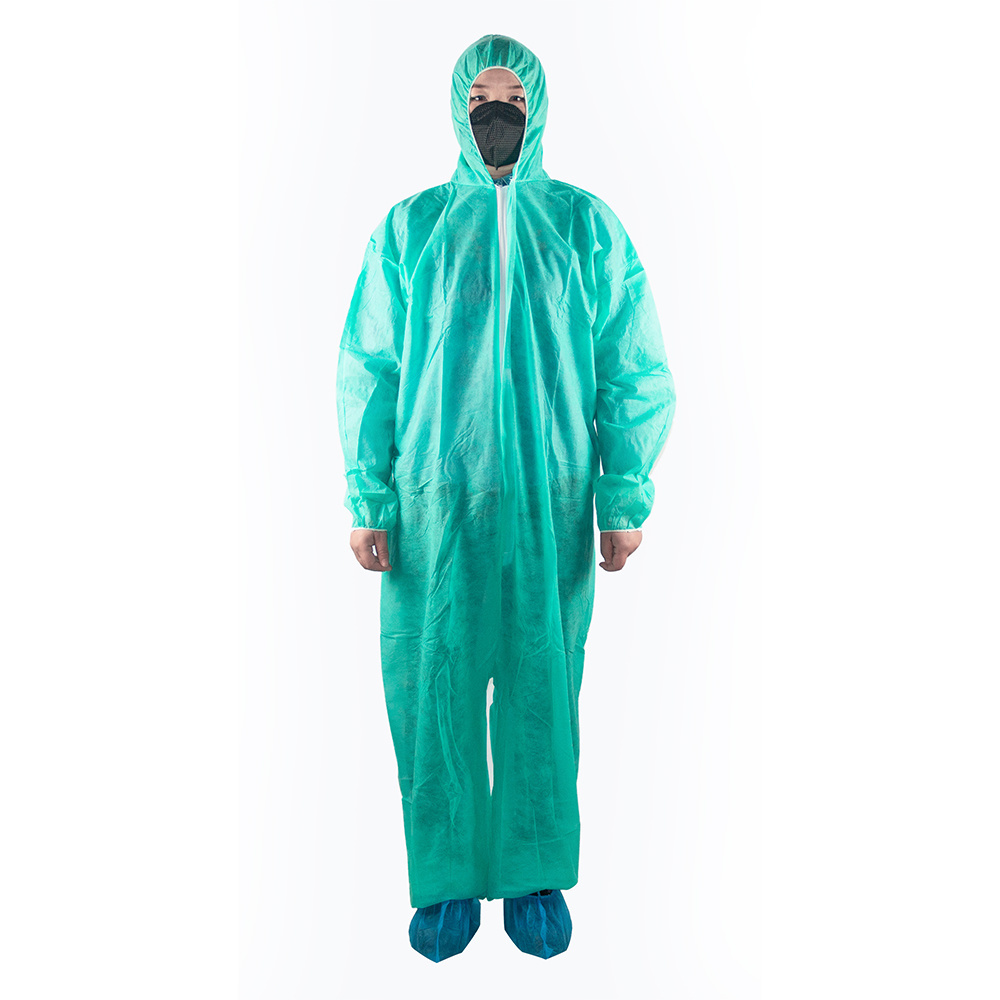 Factory Supply Cheap Work Coveralls Disposable Ppe Gowns Jumpsuit Overalls