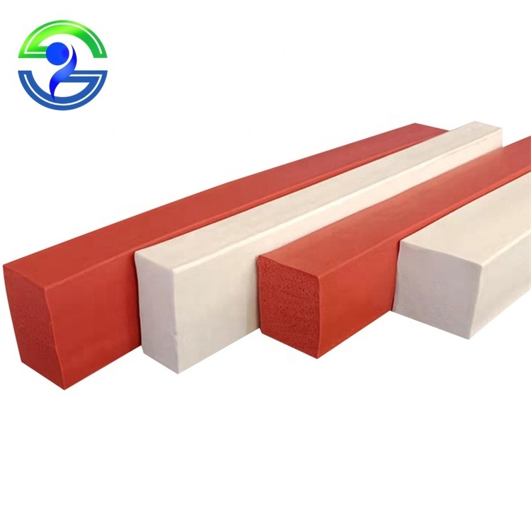 Free Sample Extruded Silicone Rubber Foam Sponge Seal Strip